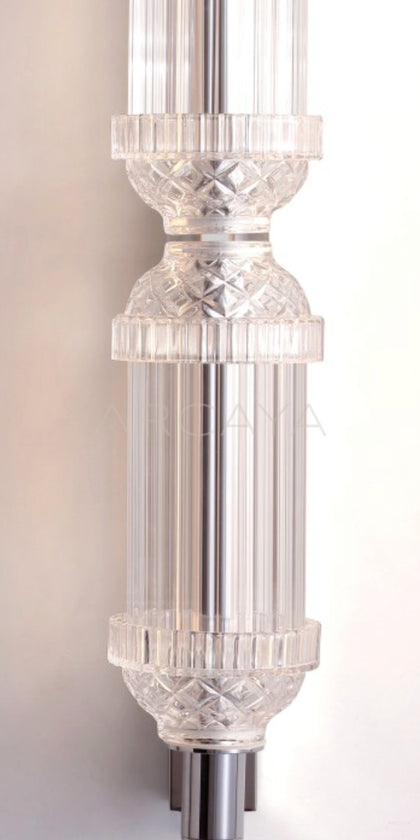 Clear Bamboo Joint Wall Light 96336 - detail