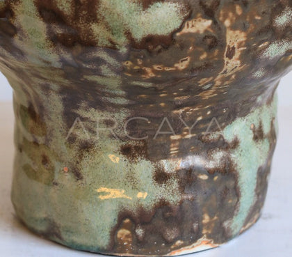 Vintage Jingdezhen Wide Mouth Vase - scene