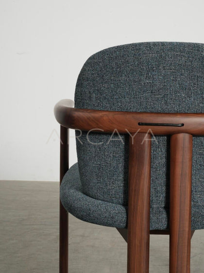 Black Walnut Dining Chair - detail