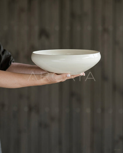 Sunxun Collab Hand Thrown Rolled Edge Bowl - scene