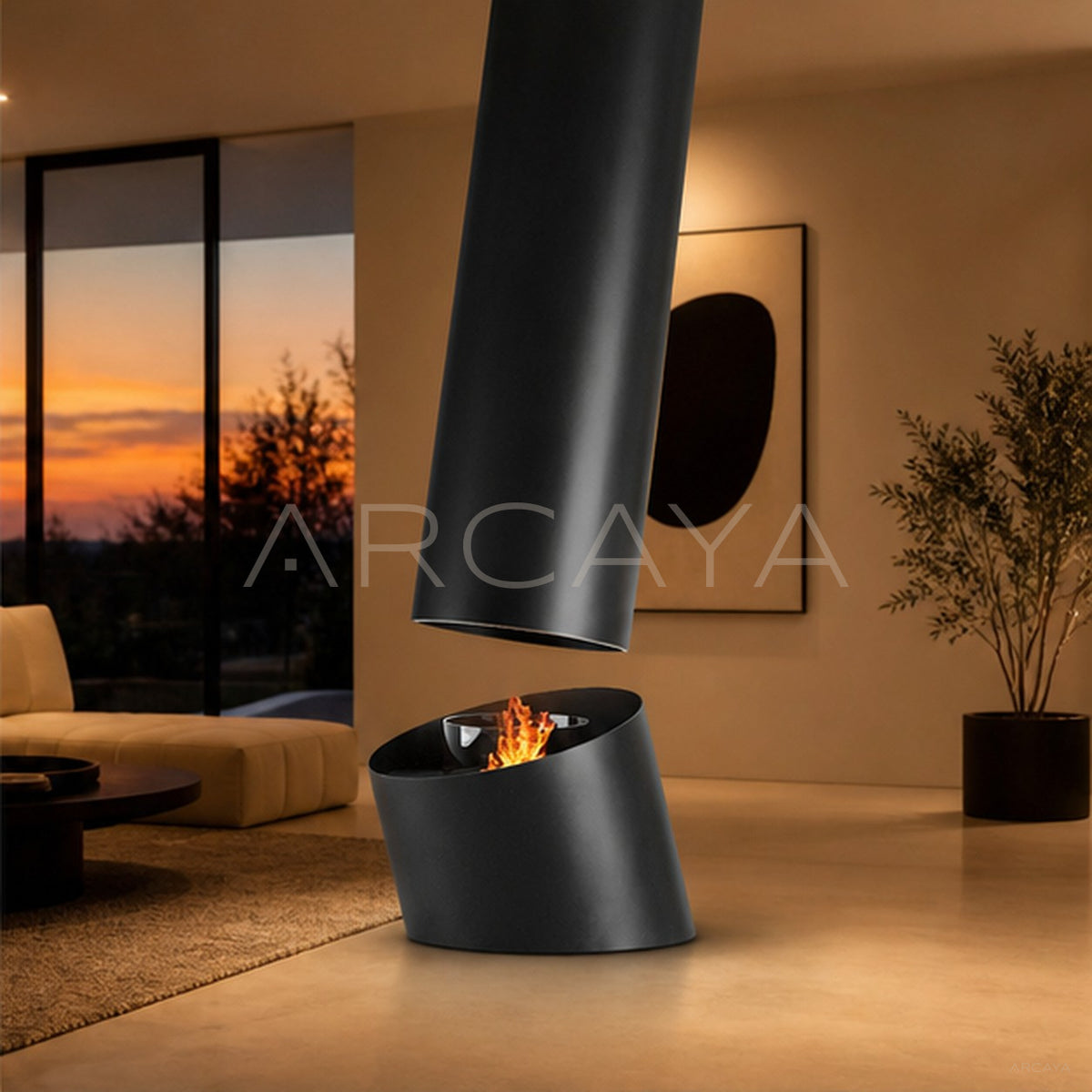 Vic Hanging Fireplace 57 - main