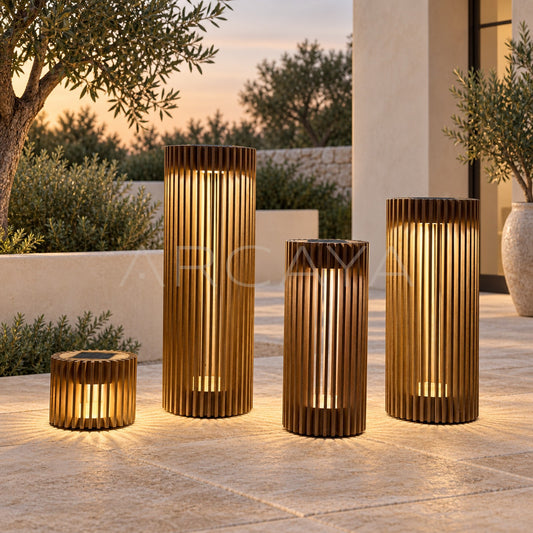Japanese Teak Outdoor Lantern - main