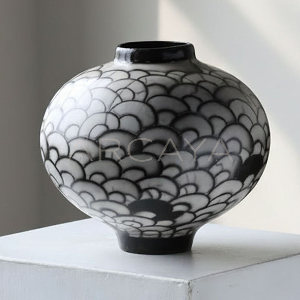 Wabi Sabi Jingdezhen Handmade Ceramic Jar - main
