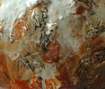 Large Floor Wabi Sabi Jar Vase - scene