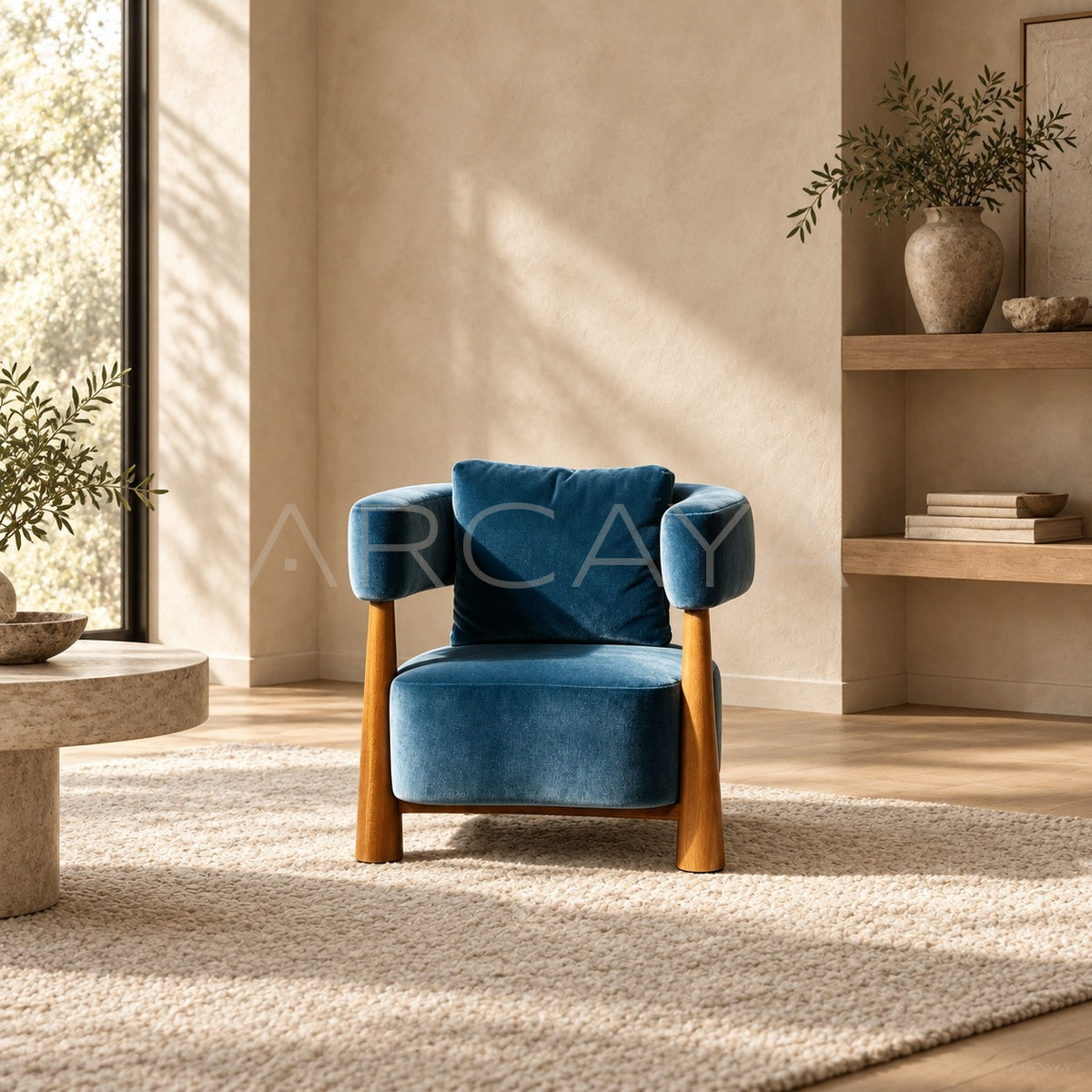 Fuwosi Youthful Vintage Armchair in detail