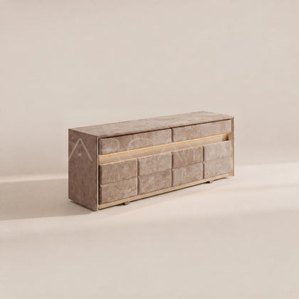 Italian Velvet Multi Drawer Chest - main