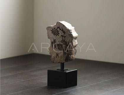 Mid Century Roman Fresco Sculpture - scene