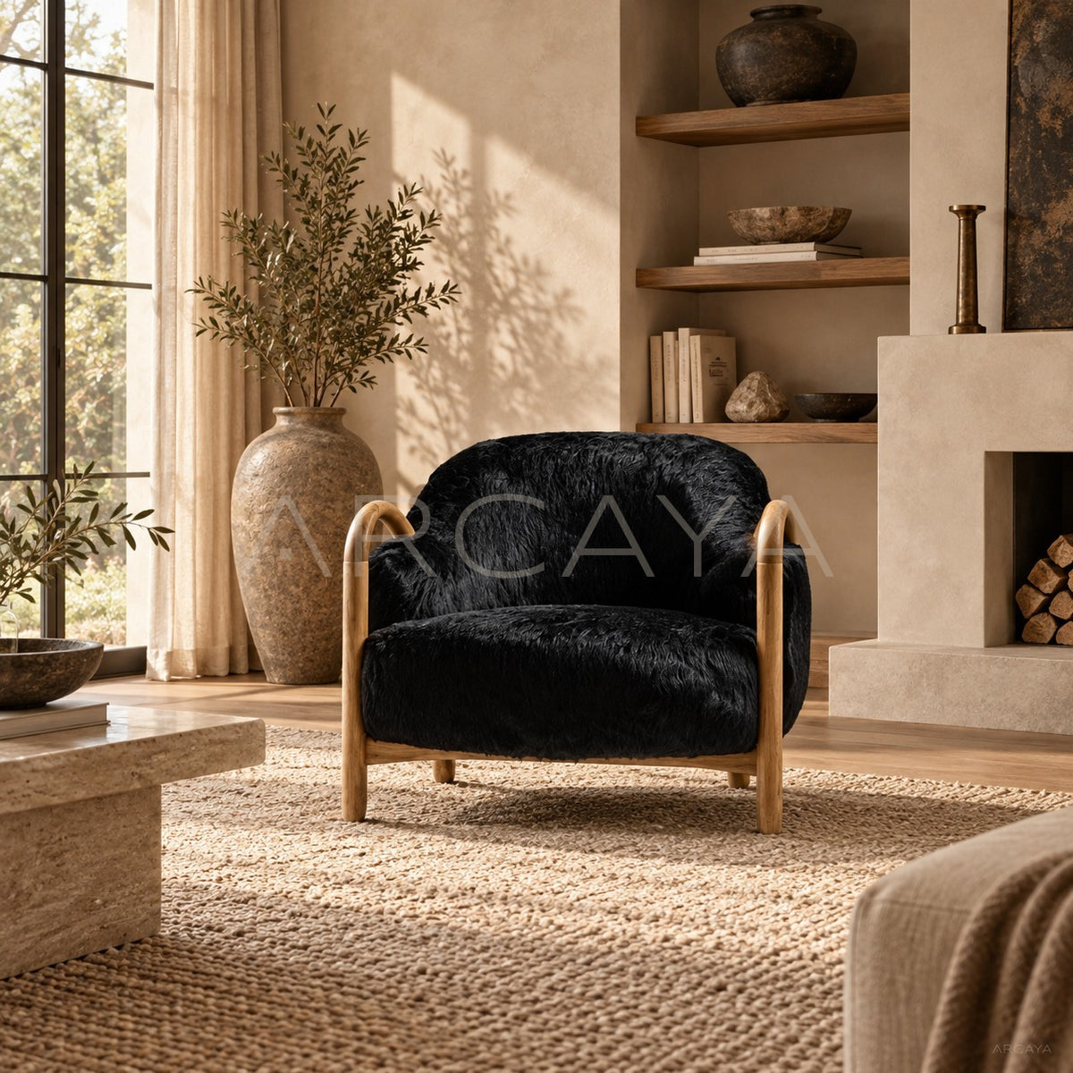 Molan Ink Wave Chair in detail