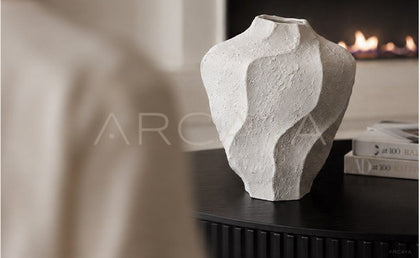Wabi Sabi Handmade Textured Vase - scene