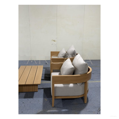 Balmain Aluminum Outdoor Sofa - scene