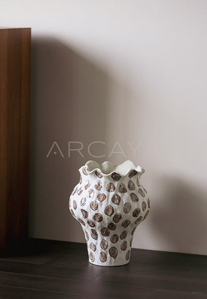 Jingdezhen Wabi Sabi Floor Jar Vase - scene