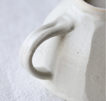 Amu Collab Handmade Ceramic Coffee Mug - scene