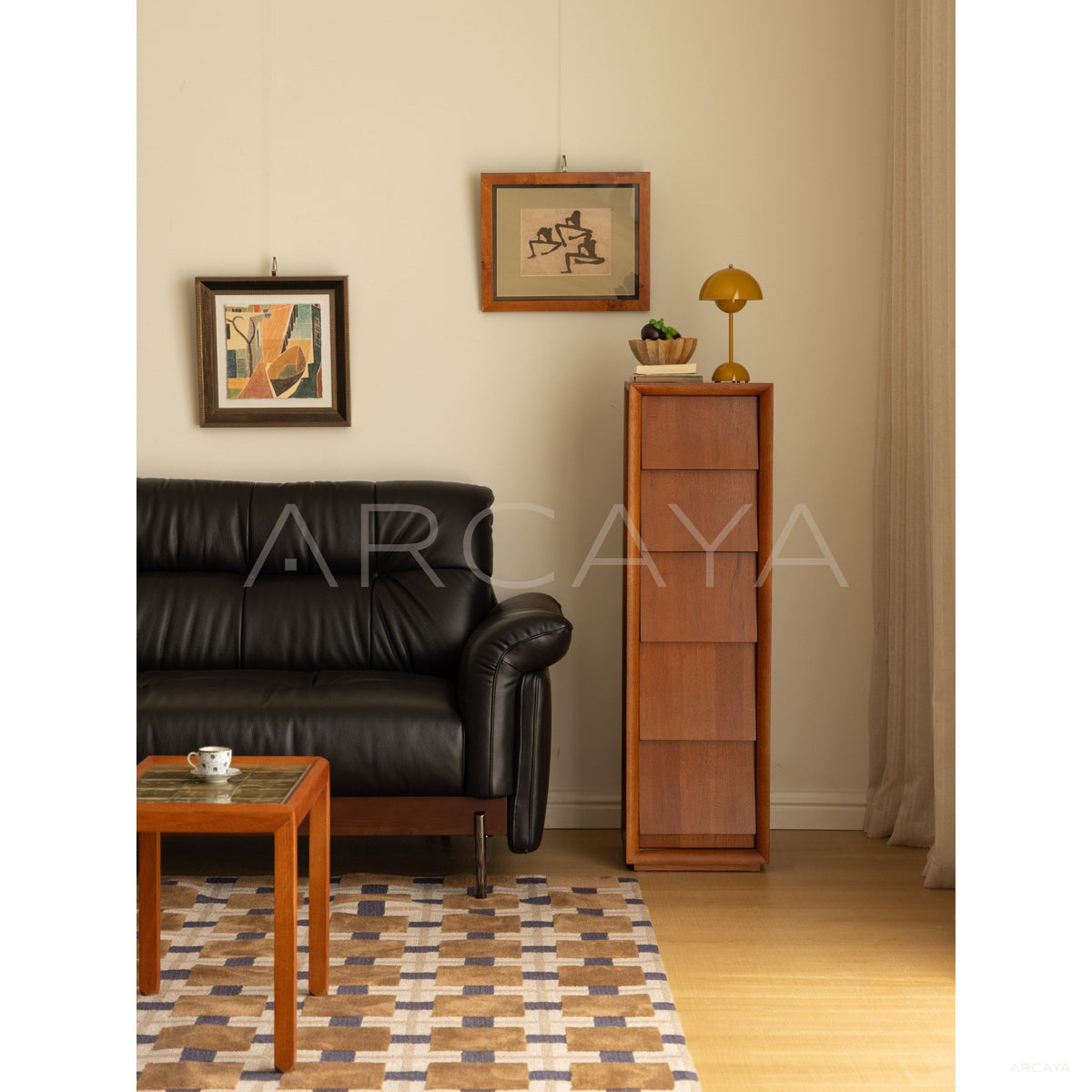 Narrow Corner Cabinet in detail