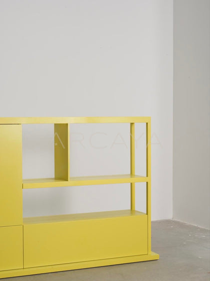 Bright Yellow Lacquered Cabinet - scene