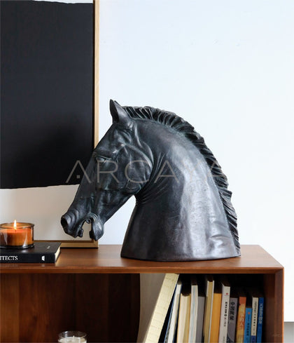 Horse Ornament Tv Stand - scene