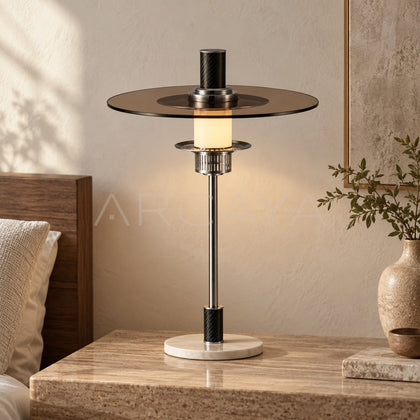 Amber Disc Table Lamp 80516 - main