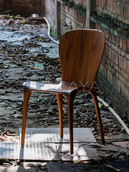 Teak Chair Light And Shadow - scene