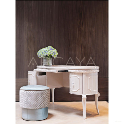 Cream White Classical Desk - scene