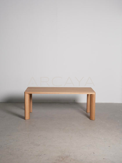 Natural Oak Dining Table - scene