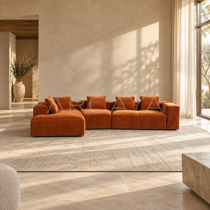 Understated Statement Sofa - scene