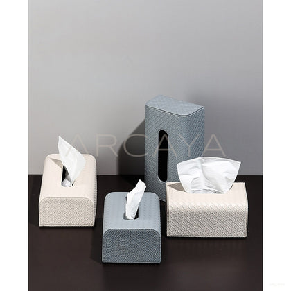 Leather Tissue Box Entryway - scene