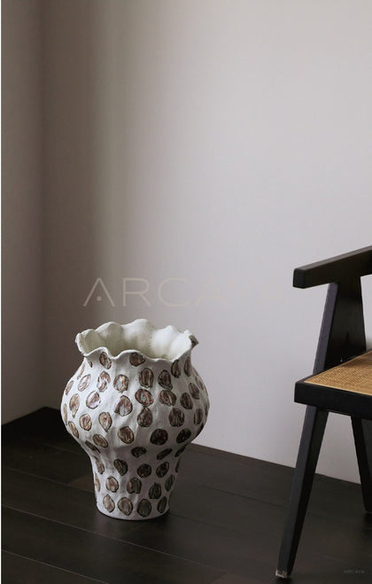 Jingdezhen Wabi Sabi Floor Jar Vase - scene