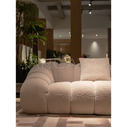 Mountain Isle Chenille Sofa - scene