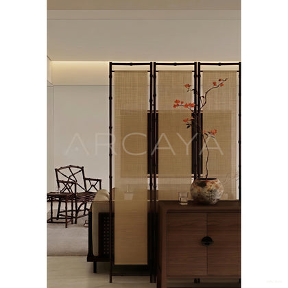Living Room Folding Screen Styling - main
