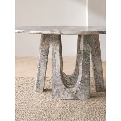 Four Seasons Pink Green Dining Table - scene