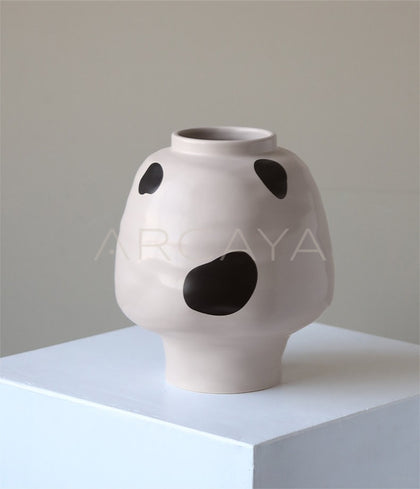 New Chinese Wide Mouth Jar Vase - scene