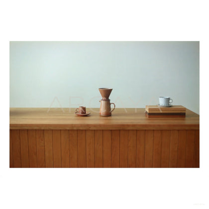 Solid Wood Bar Counter — Storage - scene