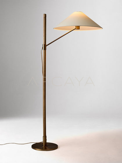 Swing Arm Fishing Floor Lamp - scene