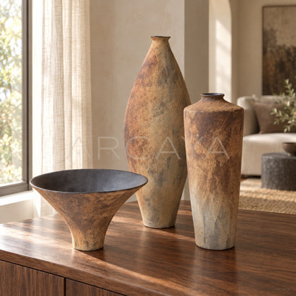 Scorched Ceramic Vase Series - main