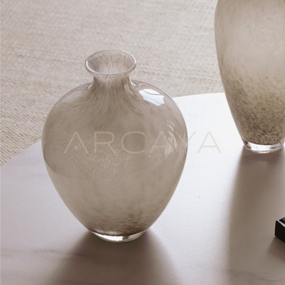 Vintage New Chinese Glass Vase - main