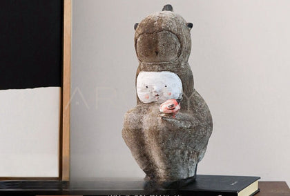 Jingdezhen Handmade Desktop Sculpture - scene