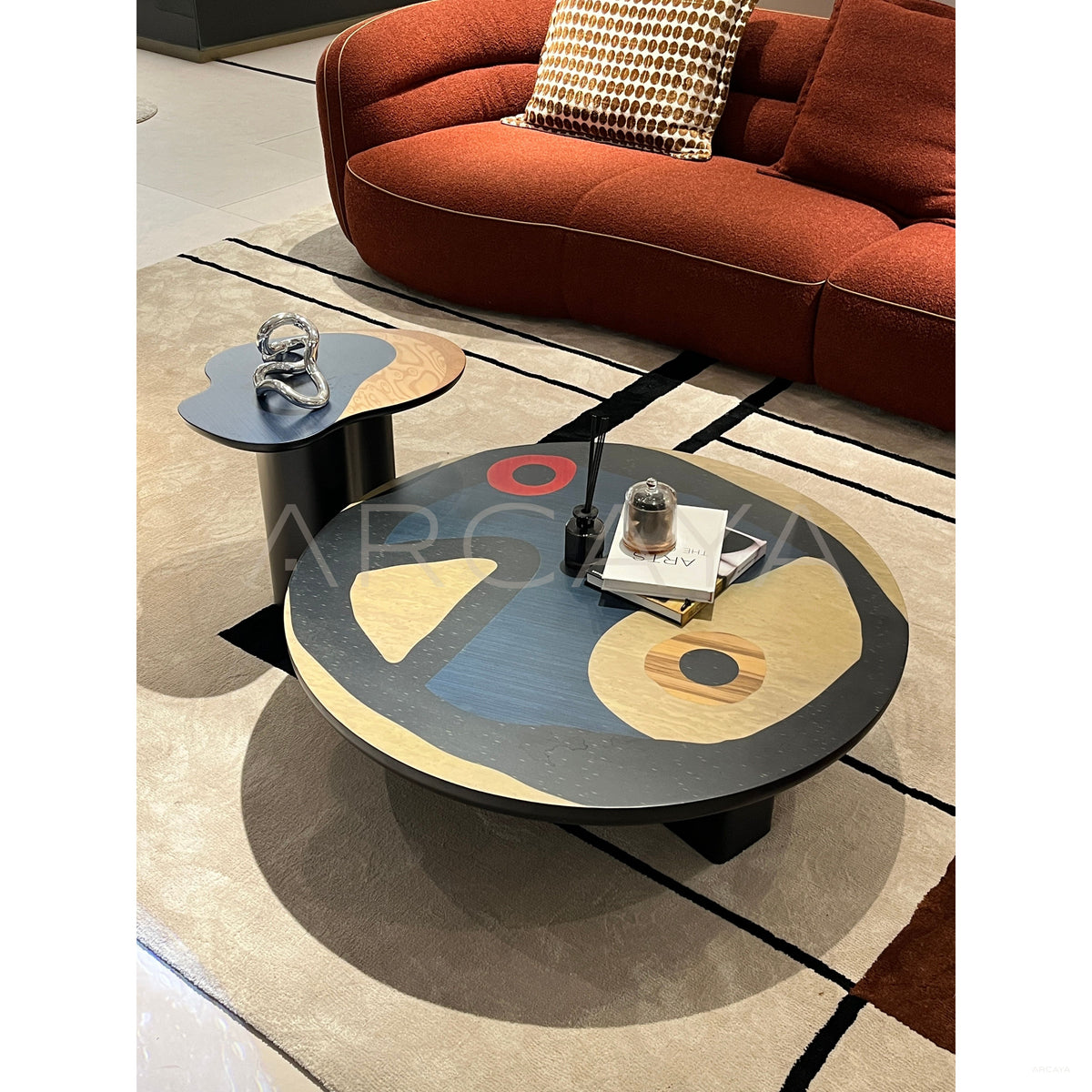 Abstract Art Coffee Table in detail
