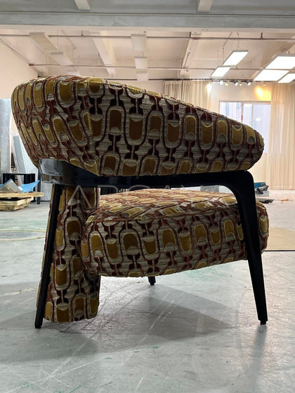 Fabric Lounge Chair - scene