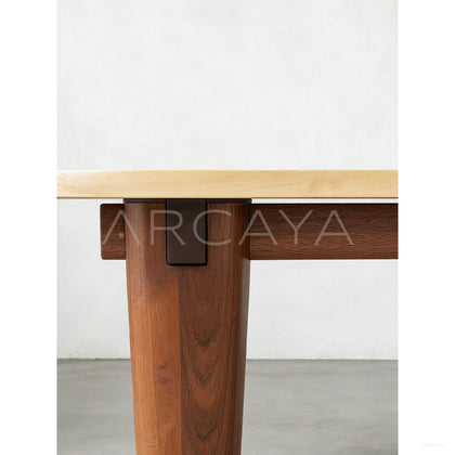 Rhye Oak Dining Table - scene