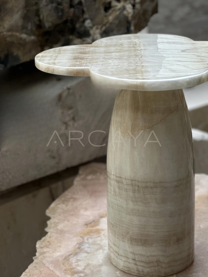 Jade Stone Furniture Piece — Side Table - scene