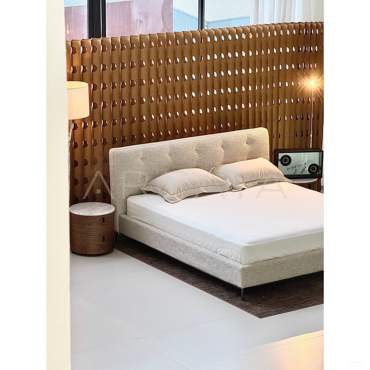 Quiet Bedroom Bed in detail
