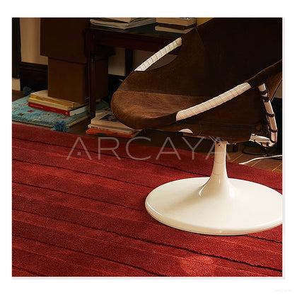 Crimson Corduroy Rug Dsm P002 C02 - scene