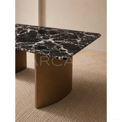 Bulgari Black Dining Table In Stock - scene