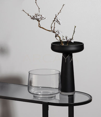Vintage Glass Hydroponic Vase - scene