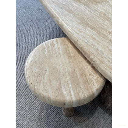 Travertine Coffee Table Zaiye - scene