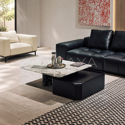 High Low Stone Coffee Table - main