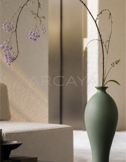 New Chinese Mist Green Ceramic Vase - scene