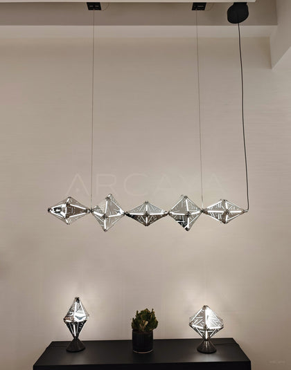 Linear Prism Diamond Pendant Light 95372 - scene