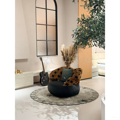 Mid Century Single Lounge Chair - scene