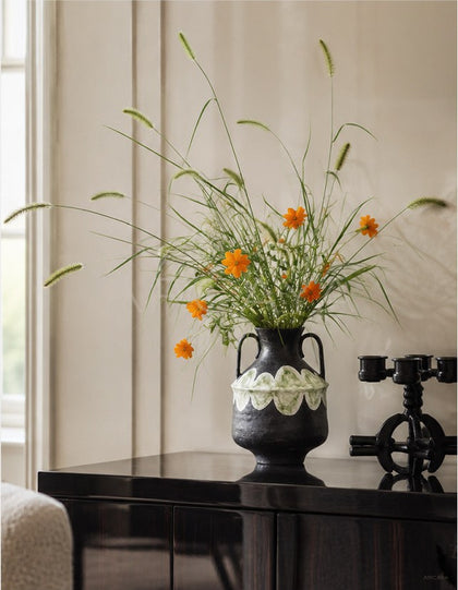 Dadan Double Ear Ceramic Vase Study - scene