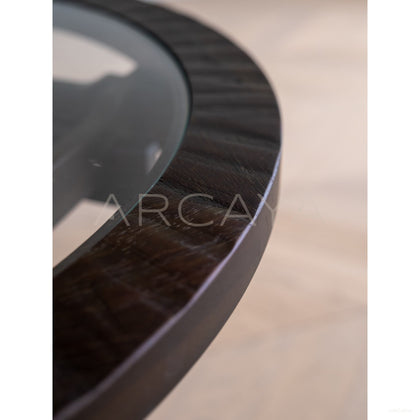 Tenon Nexus Glass Table - scene